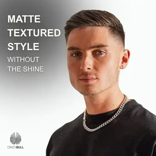 Crazy Bull Hair MattMeUp Medium Matte Paste - Water-Based Hair Styling Products, Vegan Styling Cream, Volumizing Hair Products - Melon Scent - 3.38 Oz Foto 4