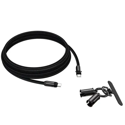Devia lanyard провод для передачи данных и зарядки | USB-C на USB-C | 60W | 1.2m | черный Фото num