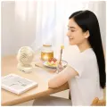 Mini desk fan AWEI F45 with clip 1200mAh white Photo