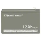 Qoltec AGM battery | 12V | 12Ah | Maintenance-free | Efficient| LongLife | for UPS, security Foto 5