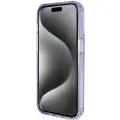 Guess Ring Stand Script Glitter MagSafe case for iPhone 15 Pro - purple — Foto 5