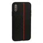 MOTO CARBON Case for Samsung Galaxy A6 Plus 2018 Black with red stripe — Photo 3