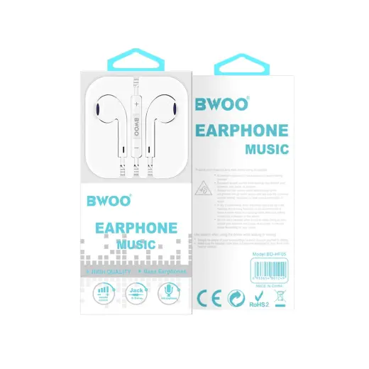 BWOO BO-HF05 In-Ear austiņas ar smartphone control un mikrofonu Foto 6