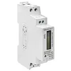 Qoltec Single-phase electronic energy meter | DIN rail | 230V | LCD | 1P | Slim Foto 7