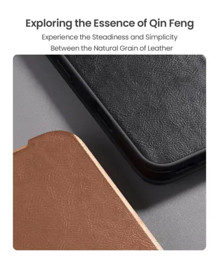 Nillkin Qin Book PRO Case for Apple iPhone 17 Pro Brown Photo