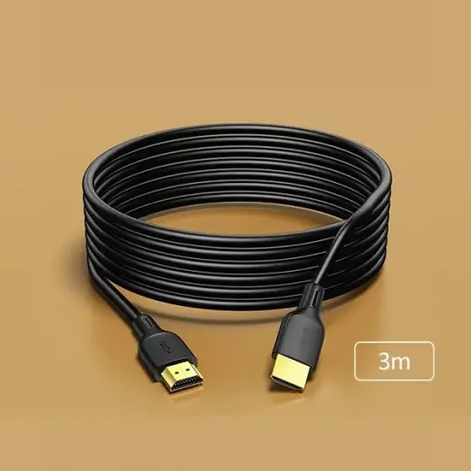 USAMS Kabel HDMI - HDMI U49 3m czarny|black 4K HD SJ427HD01 (US-SJ427) Фото num