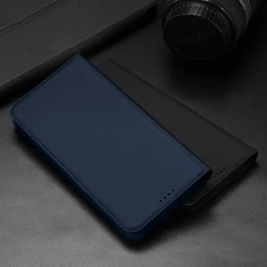 Dux Ducis Skin Pro Case For Realme 10 5G | Realme 9i 5G Cover Flip Card Wallet Stand Black Photo