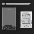 Orico 2139C3 2.5" HDD|SSD USB-C 5Gb|s Disk Drive - Transparent Фото num
