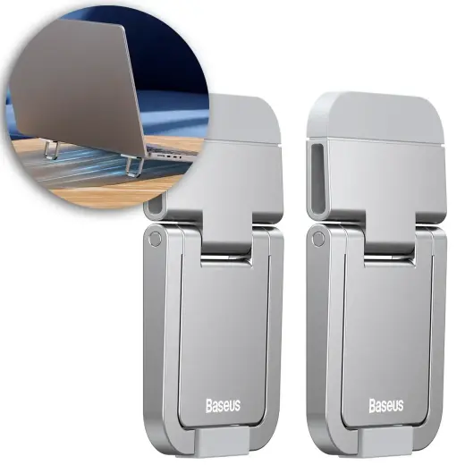 Baseus universal laptop feet stands (2 pcs.) silver (LUZC000012) Foto 2