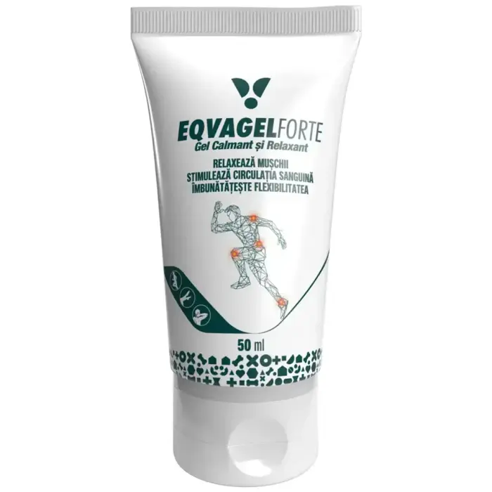 Pasteur, Eqvagel Forte, Anti-Inflammatory & Relaxing, Local Treatment Gel, For Muscles, 50 g