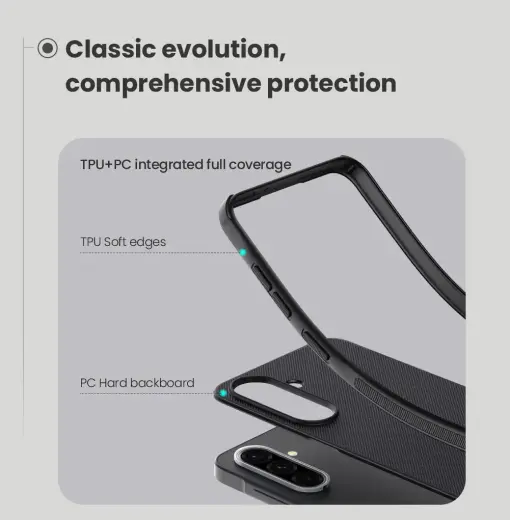 Nillkin Super Frosted PRO Magnetic Back Cover for Samsung Galaxy A36 5G Black Фото num