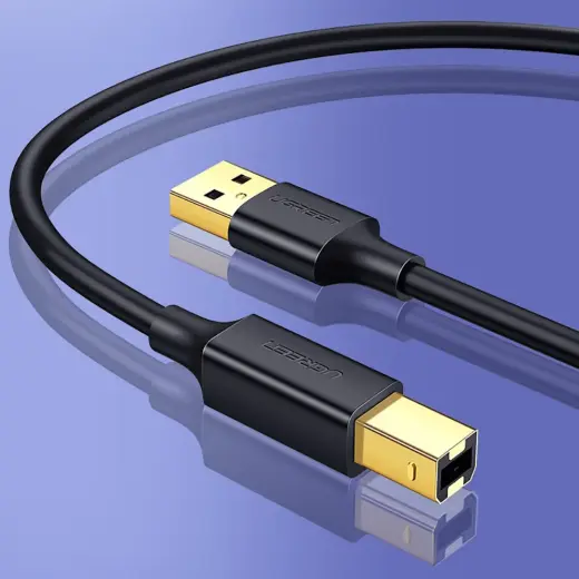 Ugreen USB Type B printer cable (male) - USB 2.0 (male) 480 Mbps 1 m black (US135 20846) Photo