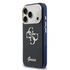 Guess IML 4G Script Metal Logo Case for iPhone 17 Pro Blue Foto 1