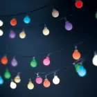 String Light Solar LED FROSTED BALLS SFB62 6,5m 30 balls multicolor Forever Light — Foto 3