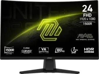 Monitors MSI MAG 242C 23.6 VA Curve FHD 1ms 180Hz