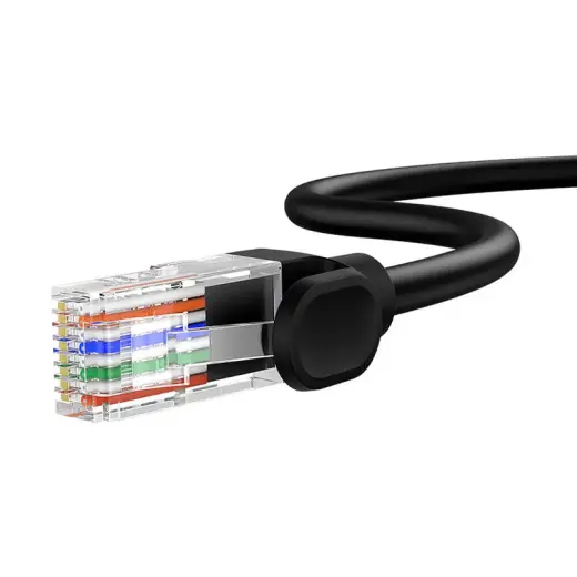 Baseus Ethernet CAT5, 5m network cable (black) Photo