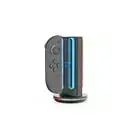 iPega SW2051 Charger Dock with RGB for JoyCon Controllers Nintendo Switch 2 Black Foto 9
