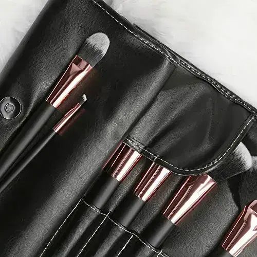 MIMO Black Makeup Brush Set 24 Pcs Foto 4
