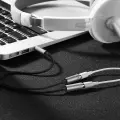 UGREEN 3.5mm Male to Dual 3.5mm Female Headset Splitter (dark grey) Photo