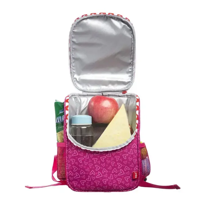 Pusdienu soma ZIPIT Wildings Lunch Bag, ar siksnām, rozā Foto 4