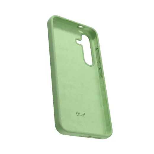 Etteri Silikona telefona maciņš Samsung Galaxy S25 Plus gaiši zaļš Foto 4