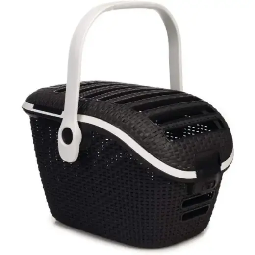 Ящик для перевозки домашних животных 51x38x33см серый Фото num