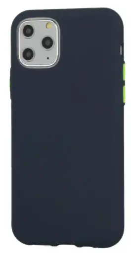 Fusion Solid Case Silikona Aizsargapvalks Priekš Samsung G985 Galaxy S20 Plus Zils Foto 2