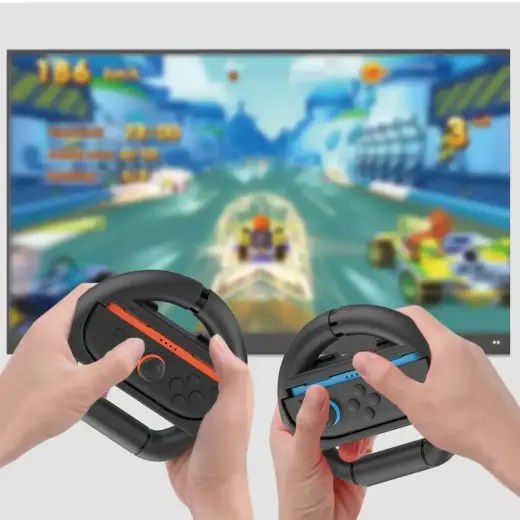 iPega SW2054 Racing Wheel for JoyCon Controllers Nintendo Switch 2 Black Foto 5