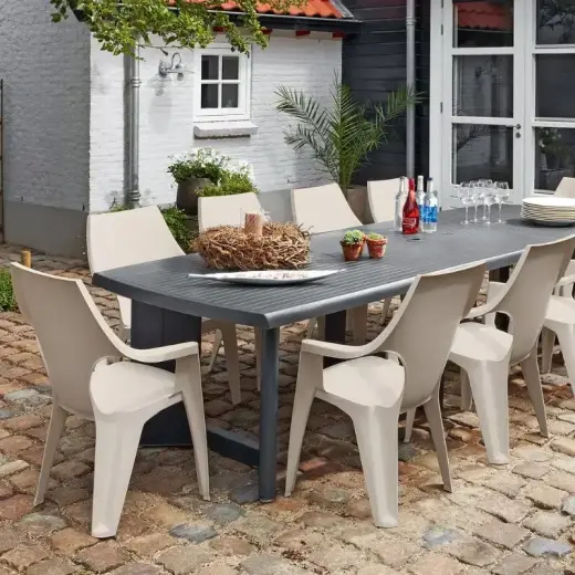 Dārza krēsls Dante Low Back bēšs Foto 3