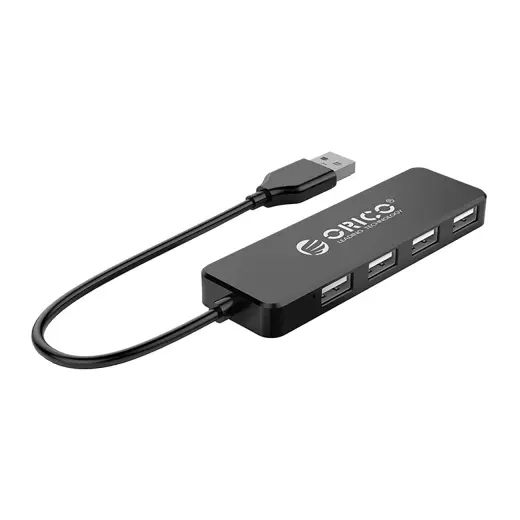 Orico FL01 USB-A Hub Docking Station 4x USB-A 2.0 - Black Фото num