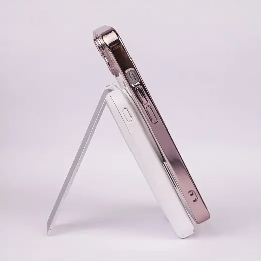 Forever MACS-100 magnetic wireless charging station with power bank white 5in1 Фото num