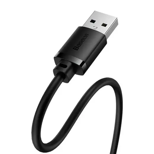USB 2.0 pagarinātājs vads Baseus AirJoy Series, 0,5 m (melns) Foto 5