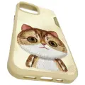 Nimmy Big Eyed Pet 2.0 Cat phone case for iPhone 15 brown Photo