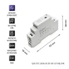 Qoltec DIN rail power supply | 15W | 24V | 0.625A | Gray Foto 4