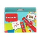 Eļļas krītiņi NATARAJ, 90 mm garš, 24 krāsas Foto 1