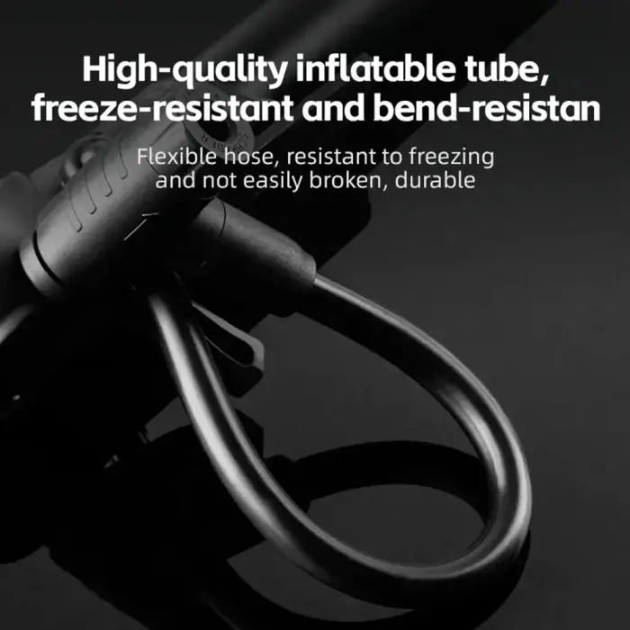 Rockbros 42310006001 bicycle pump with pressure gauge - black Foto 3