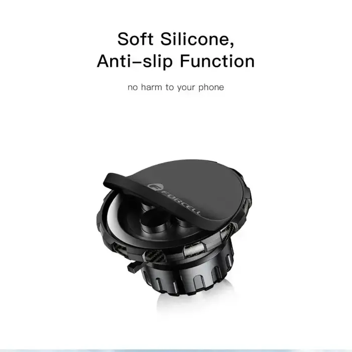 Magnetic car phone holder Forcell F-Grip MagLuxe windshield / dashboard / air vent black Photo