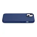 iCarer Case Leather cover for iPhone 14 Plus genuine leather case blue (compatible with MagSafe) — Photo 14