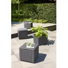 Garden table/storage box Ice Cube grey — Photo 3
