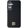 DKNY Leather Pattern Metal Logo MagSafe case for Samsung Galaxy S24+ - black — Photo 3