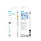 BWOO silicone cable X329CL 27W USB-C - Lightning 1m white Foto 4