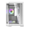 Darflash FT350 computer case + 5 aRGB fans (white) — Foto 6