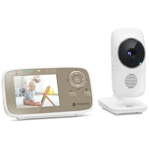 Electronic nanny Motorola VM483 video monitor 2.8" white-gold Foto 2