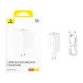 Wall charger Baseus GaN6 Pro 2xUSB-C + 2xUSB, 100W (white) Foto 9