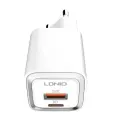 LDNIO A2318M зарядное устройство | USB, USB-C, Lightning | с USB-C + Lightning кабелем Фото num