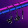 Borofone Earphones BM100 Pro Fuente with microphone black Photo
