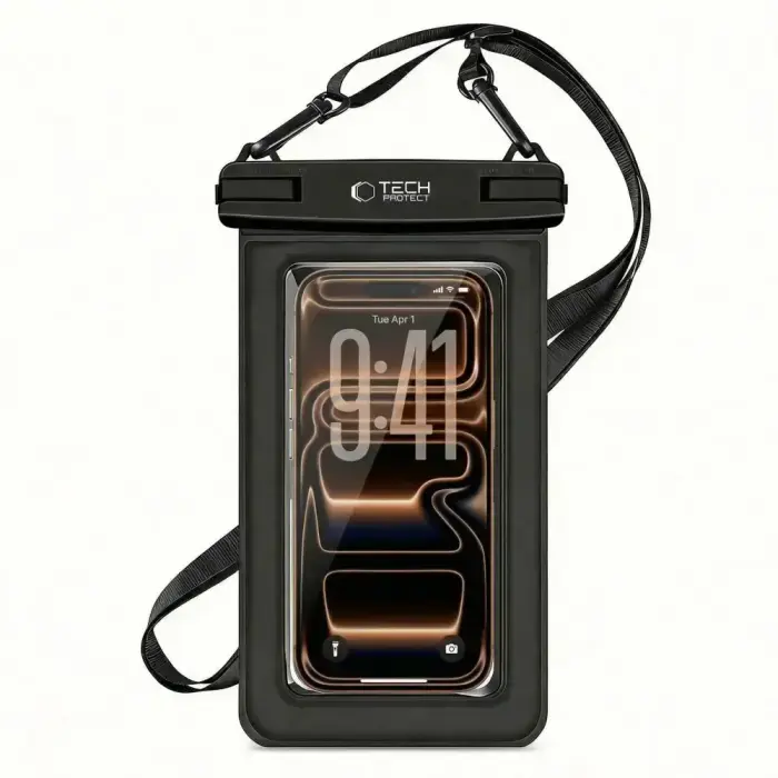 TECH-PROTECT UWC7 UNIVERSAL WATERPROOF FLOATING CASE 6.9 INCH BLACK