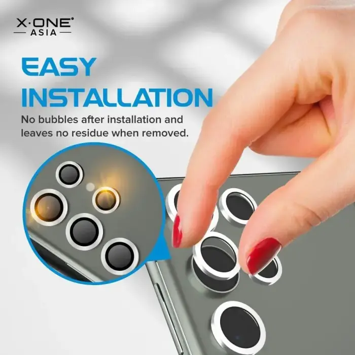 X-ONE Sapphire Camera Armor - for Samsung Galaxy S23/S23 Plus - silver Фото num