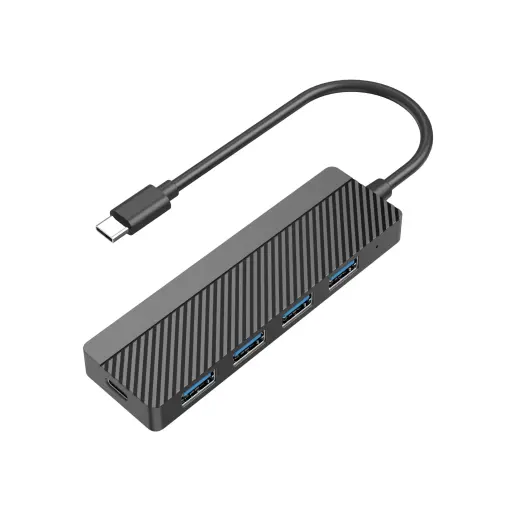 EGA H2 USB-C to 4 x USB 3.0 splitter 5 Gbps black (EU Blister) Фото num