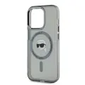 Karl Lagerfeld IML Karl Head Metal Frame MagSafe Case for iPhone 15 Pro Black — Photo 3